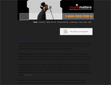 Tablet Screenshot of musicmatters.com